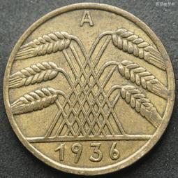 德國魏瑪共和國三五年35年10芬尼銅幣REICHS版ADEFGJ6廠齊 210604 歷史價格詳細信息