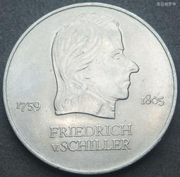 德國東德1989年5馬克聖凱瑟琳紀念幣鎳幣 22A423 歷史價格詳細信息