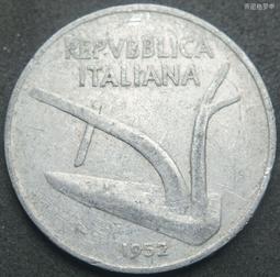 意大利1952年10裡拉鋁幣 23A864 價格比較,價格查詢,歷史價格詳細信息