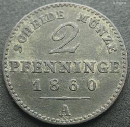 德國邦國普魯士1870年1芬尼A廠銅幣17.5mm 24D539 歷史價格詳細信息