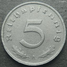 德國盟軍占領1948年F廠10芬尼鋅幣拔毛鷹21mm好品相 24A550 歷史價格詳細信息