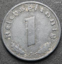 【40】德國1芬尼J廠銅幣 帶光好品 23E130 歷史價格詳細信息