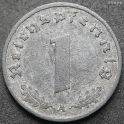 【43】德國A廠1芬尼鋅幣 23E066 歷史價格詳細信息