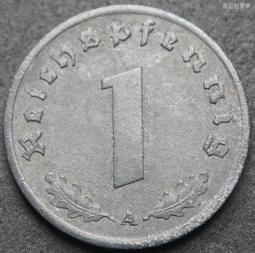 【43】德國A廠1芬尼鋅幣 23E066 歷史價格詳細信息