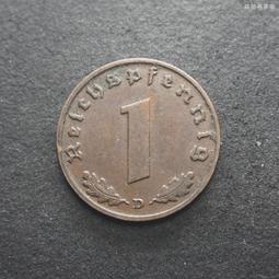 【38】德國1芬尼J廠銅幣硬幣17.5mm 24F726 歷史價格詳細信息