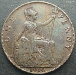 英國1便士銅幣喬治五世國王大尺寸1911年-1936年佳品外國幣硬幣 歷史價格詳細信息