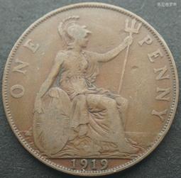 英國1便士銅幣喬治六世國王大尺寸1937年-1952年佳品外國幣硬幣 歷史價格詳細信息