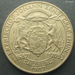 薩爾茨堡1778泰勒銀幣，末代大主教希羅尼穆斯&middot;科洛雷多，D64203 歷史價格詳細信息