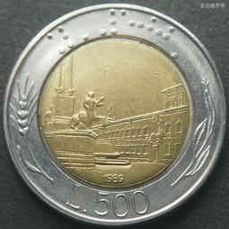 意大利1989年 發現美洲500周年200/500里拉磨砂銀4292 歷史價格詳細信息