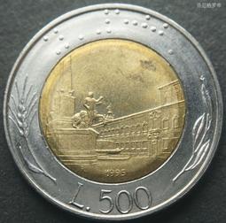 意大利500裡拉封裝硬幣 24C317 歷史價格詳細信息