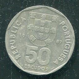 【硬幣】Portugal(葡萄牙),50 Cent #210695,K577,1968 品相美VF 歷史價格詳細信息