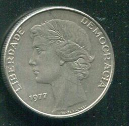 【硬幣】Portugal(葡萄牙),5 Esc. #210635,K581,1942 品相美上VF+ 歷史價格詳細信息