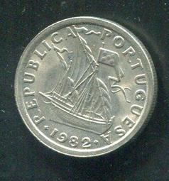 【硬幣】Portugal(葡萄牙),100 Esc. #210605,K645.1,1989 品相9新AU 歷史價格詳細信息