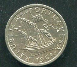 【硬幣】Portugal(葡萄牙),5 Esc. #210641,K591,1976 品相9新AU 歷史價格詳細信息