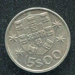 【硬幣】Portugal(葡萄牙),5 Esc. #210635,K581,1942 品相美上VF+ 歷史價格詳細信息