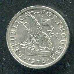 【硬幣】Portugal(葡萄牙),2.5 Esc. #210671,K590,1974 品相95新AU+ 歷史價格詳細信息