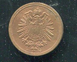 【硬幣】Germany(德意志帝國),K1,1 Pfennig,1875J #210830 品相美VF 歷史價格詳細信息