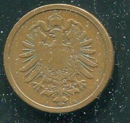 【硬幣】Germany(德意志帝國),K2,2 Pfennig,1874A #210853 品相美VF 歷史價格詳細信息