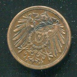 【硬幣】Germany(德意志帝國),K16,2 Pfennig,1910D #210859 品相美上VF+ 歷史價格詳細信息