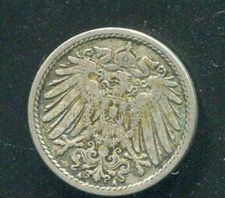 【硬幣】Germany(德意志帝國),K1,1 Pfennig,1875J #210830 品相美VF 歷史價格詳細信息