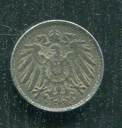 【硬幣】Germany(德意志帝國),K19,5 Pfennig,1921A #210901 品相9新AU 歷史價格詳細信息