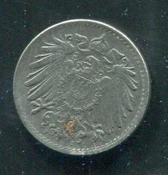 【硬幣】Germany(德意志帝國),K19,5 Pfennig,1921A #210901 品相9新AU 歷史價格詳細信息