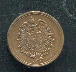 【硬幣】Germany(德意志帝國),K1,1 Pfennig,1875J #210830 品相美VF 歷史價格詳細信息