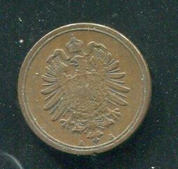 【硬幣】Germany(德意志帝國),K1,1 Pfennig,1875J #210830 品相美VF 歷史價格詳細信息