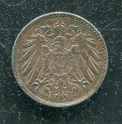 【硬幣】Germany(德意志帝國),K19,5 Pfennig,1921A #210901 品相9新AU 歷史價格詳細信息