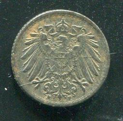 【硬幣】Germany(德意志帝國),K19,5 Pfennig,1921A #210901 品相9新AU 歷史價格詳細信息