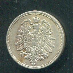 【硬幣】Germany(德意志帝國),K4,10 Pfennig,1876C #210918 品相普F 歷史價格詳細信息