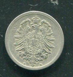 【硬幣】Germany(德意志帝國),K4,10 Pfennig,1876C #210918 品相普F 歷史價格詳細信息