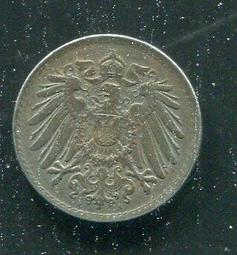 【硬幣】Germany(德意志帝國),K19,5 Pfennig,1921A #210901 品相9新AU 歷史價格詳細信息