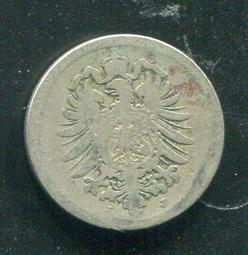 【硬幣】Germany(德意志帝國),K4,10 Pfennig,1876C #210918 品相普F 歷史價格詳細信息