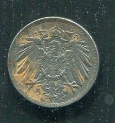 【硬幣】Germany(德意志帝國),K19,5 Pfennig,1921A #210901 品相9新AU 歷史價格詳細信息
