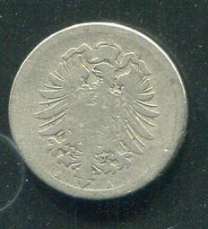 【硬幣】Germany(德意志帝國),K4,10 Pfennig,1876C #210918 品相普F 歷史價格詳細信息