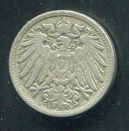 【硬幣】Germany(德意志帝國),K12,10 Pfennig,1912J #210952 品相極美上XF+ 歷史價格詳細信息