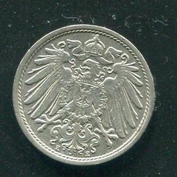 【硬幣】Germany(德意志帝國),K12,10 Pfennig,1912J #210952 品相極美上XF+ 歷史價格詳細信息