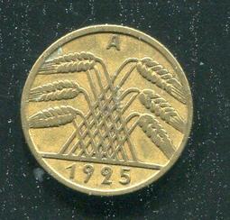 【硬幣】Germany(德國威瑪共和),K30,1 Pfennig,1924F #211057 品相普上F+ 歷史價格詳細信息