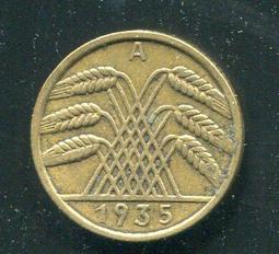 【硬幣】Germany(德國威瑪共和),K30,1 Pfennig,1924F #211057 品相普上F+ 歷史價格詳細信息