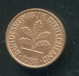 【硬幣】Germany(德國聯邦),K106a,2 Pfennig,1995J #211193 品相全新UNC 歷史價格詳細信息