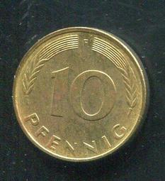 【硬幣】Germany(德國聯邦),K108,10 Pfennig,1972J #211242 品相9新AU 歷史價格詳細信息