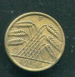 【硬幣】Germany(德國威瑪共和),K40,10 Pfennig,1935A #211022 品相美上VF+ 歷史價格詳細信息