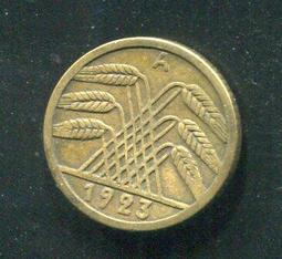 【硬幣】Germany(德國威瑪共和),K30,1 Pfennig,1924F #211057 品相普上F+ 歷史價格詳細信息