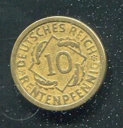 【硬幣】Germany(德國威瑪共和),K30,1 Pfennig,1924F #211057 品相普上F+ 歷史價格詳細信息