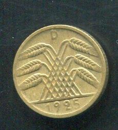 【硬幣】Germany(德國威瑪共和),K30,1 Pfennig,1924F #211057 品相普上F+ 歷史價格詳細信息