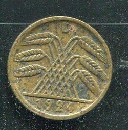 【硬幣】Germany(德國威瑪共和),K30,1 Pfennig,1924F #211057 品相普上F+ 歷史價格詳細信息