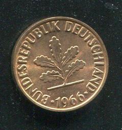 【硬幣】Germany(德國聯邦),K106a,2 Pfennig,1995J #211193 品相全新UNC 歷史價格詳細信息