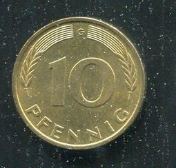 【硬幣】Germany(德國聯邦),K108,10 Pfennig,1972J #211242 品相9新AU 歷史價格詳細信息