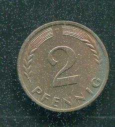 【硬幣】Germany(德國聯邦),K106a,2 Pfennig,1995J #211193 品相全新UNC 歷史價格詳細信息